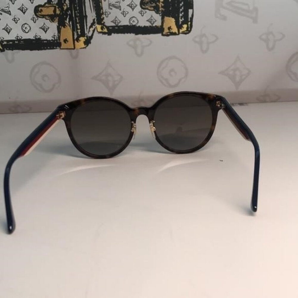 New Authentic Gucci GG0416SK 003 Havana Brown Gradient Sunglasses - Picture 14 of 15
